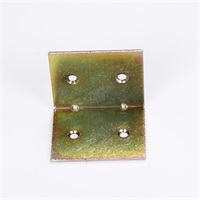 鎳色鐵角碼，家具鐵角碼60*40*40*2.0